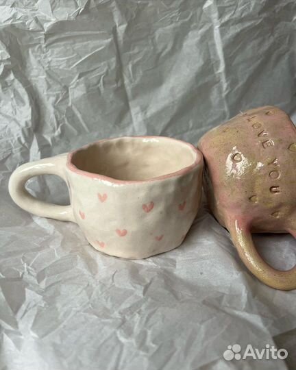 Чашка ручная работа