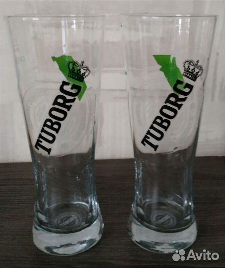 Фирменные бокалы tuborg