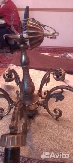 Люстра потолочная бронза винтаж