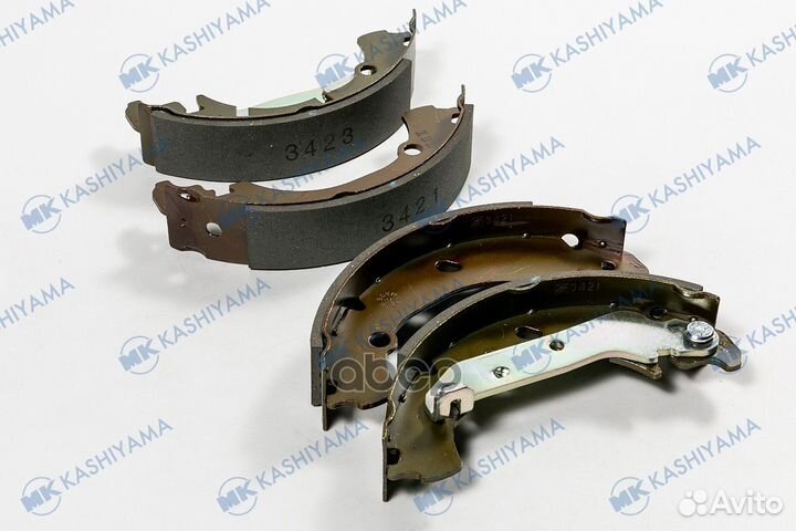 Колодки тормозные барабанные, задние K3421 MK