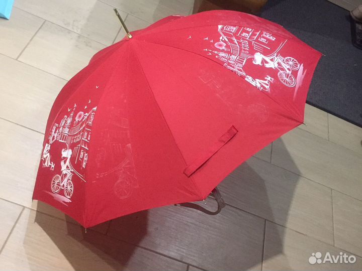 Зонт-трость полуавтомат