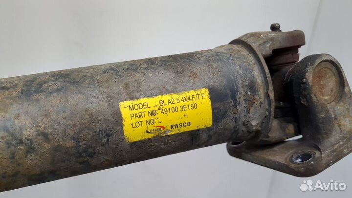 Кардан передний киа Sorento, 2004