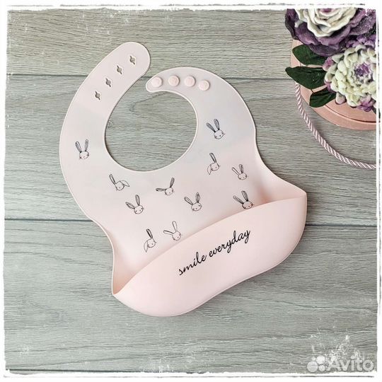 Силиконовые слюнявчики. Нагрудник силиконовый