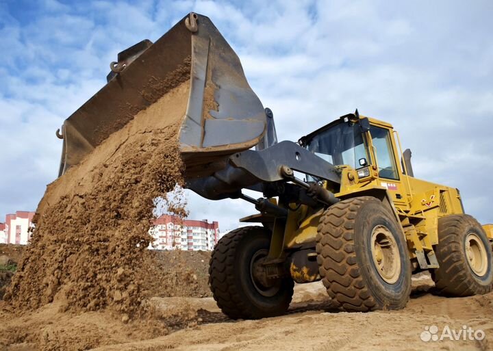 Песок, щебень