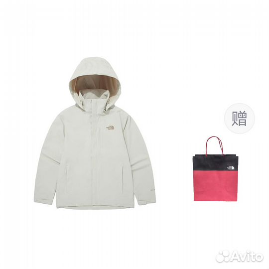 THE north face Jackets Unisex Ecru+Shopping Bag (S)(45)