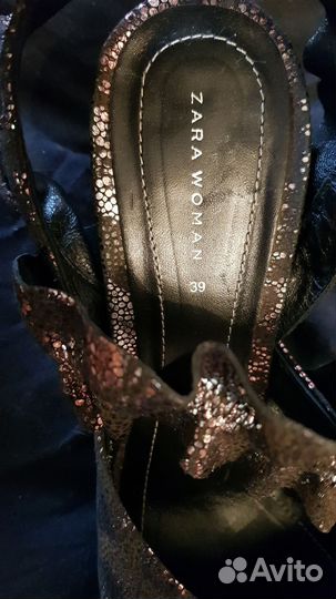 Босоножки женские 39 размер zara