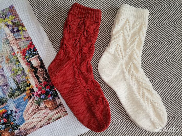 Носки вязаные ручной работы