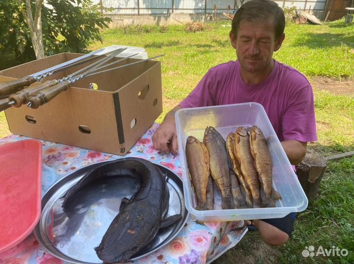 Форель копченая