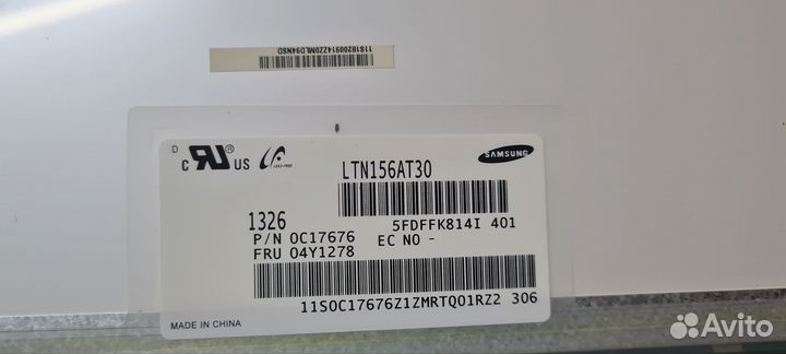 Матрица для ноутбука ltn156at30