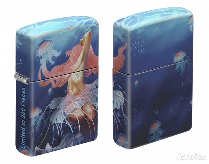 Зажигалка Zippo Jessica Prando Jellyfish Mermaid
