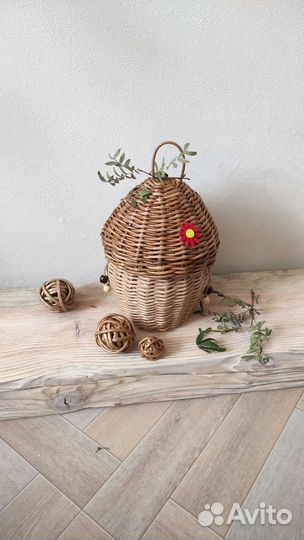 Корзинка плетёная детская небольшая