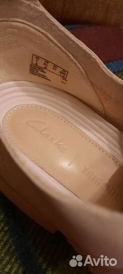 Новые слипоны Clarks р.40(25.5 см)