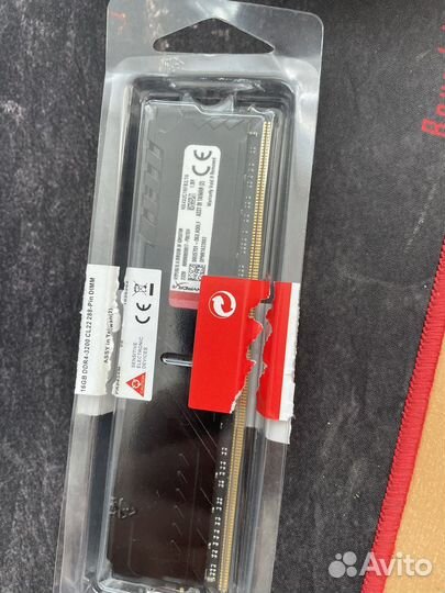 Kingston Fury hyperx 16 гб HyperX 2400