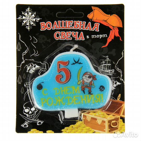 Свеча в торт