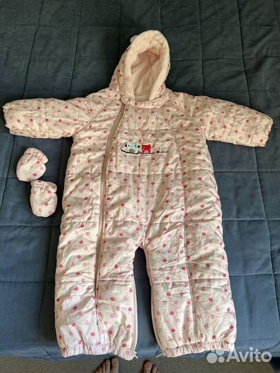 Демисезонный комбинезон трансформер 80 mothercare