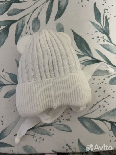 Шапка для новорожденного зима