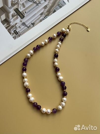 Чокер из натуральных камней