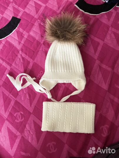 Детская шапка и снуд