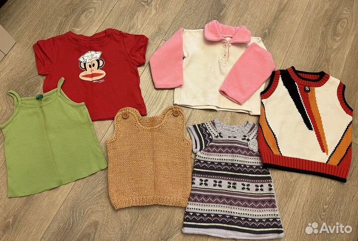 Футболки, легинсы, кофты для девочки 0-3 года