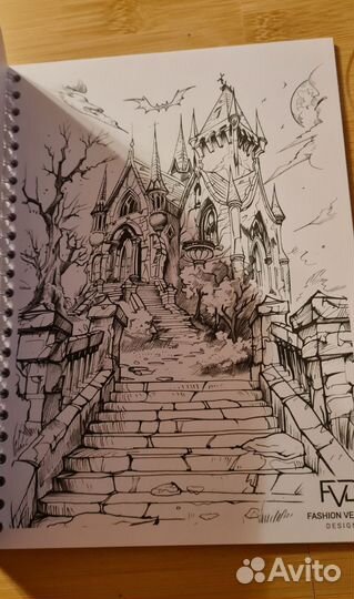 Раскраска А5, 120гр, - Магическая школа, новая