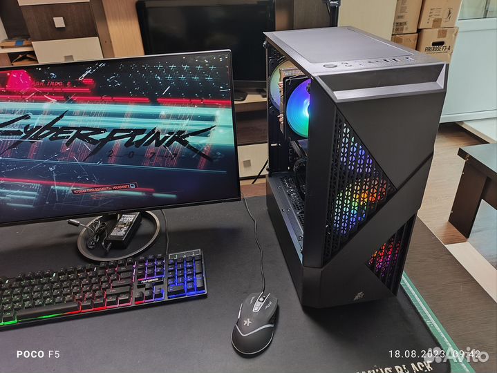Игровой комп Ryzen 5 5500+ Sapphire Pulse RX 6600