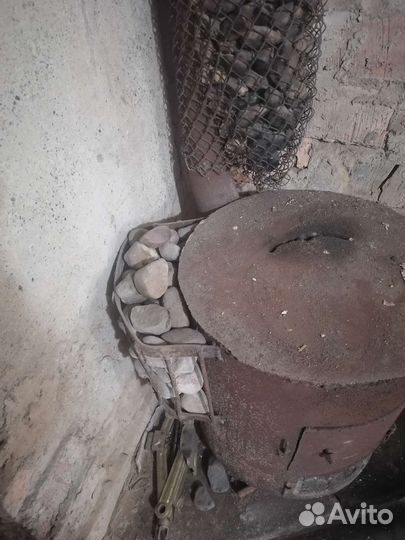 Печка буржуйка для бани, гаража