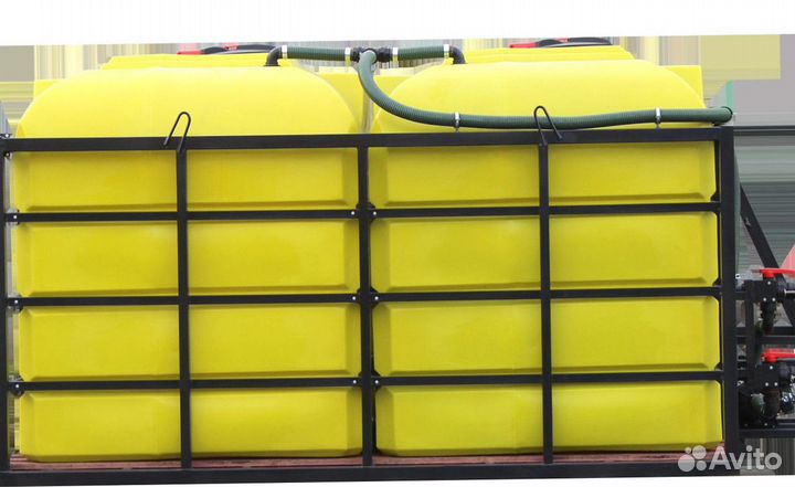 Ёмкости пластиковые в кассете 12 кубов 12м3