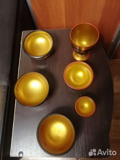 Набор - Золотая хохлома СССР