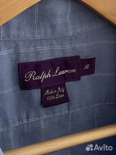 Ralph Lauren Purple Label льняная рубашка оригинал