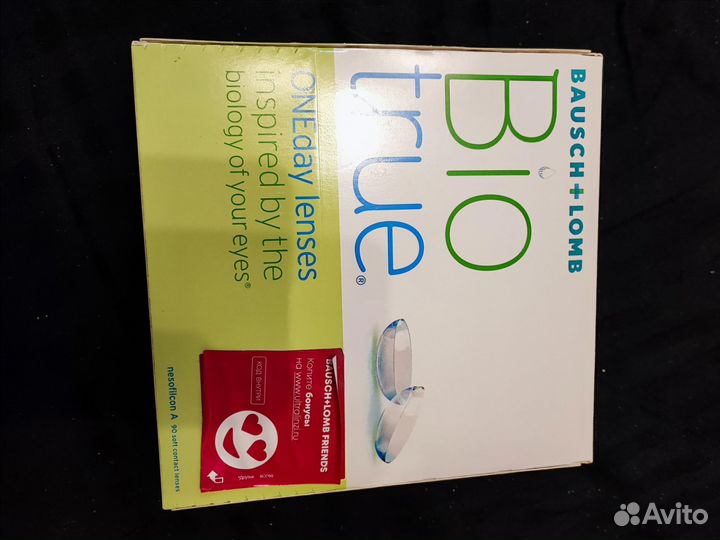 Линзы 7.50 Bausch & lomb bio true