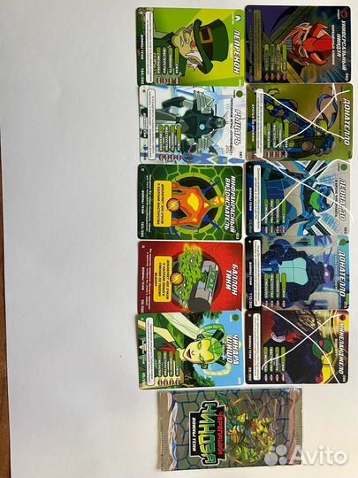 Карточки Черепашки Ниндзя