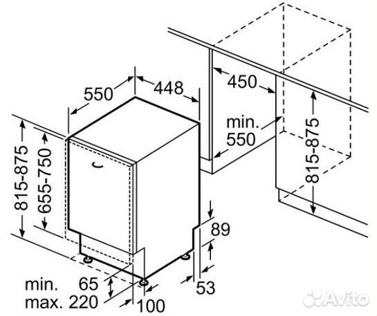 Встраиваемая посудомоечная машина Gaggenau DF 250