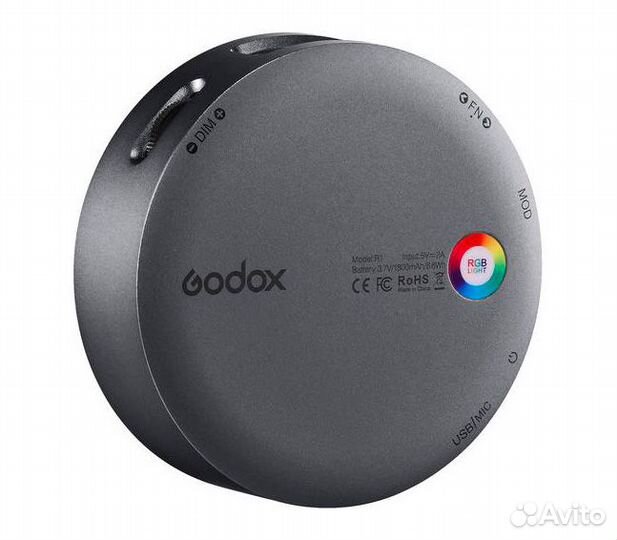Осветитель Godox RGB Mini R1, светодиодный, 5 Вт
