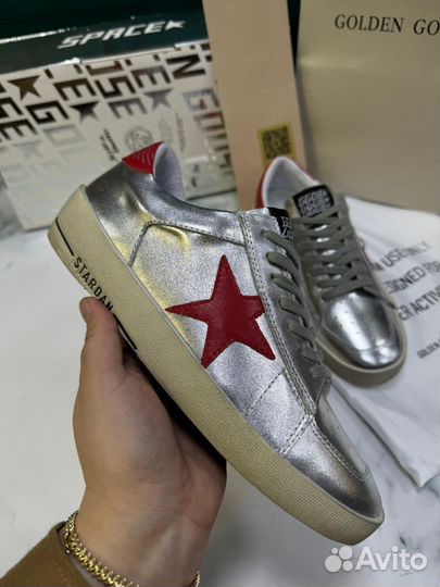 Кеды Golden Goose Серебристый цвет