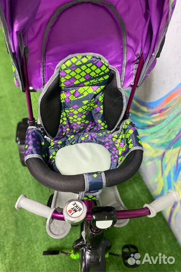 Велосипед детский 3-х колесный принт спортивный ам