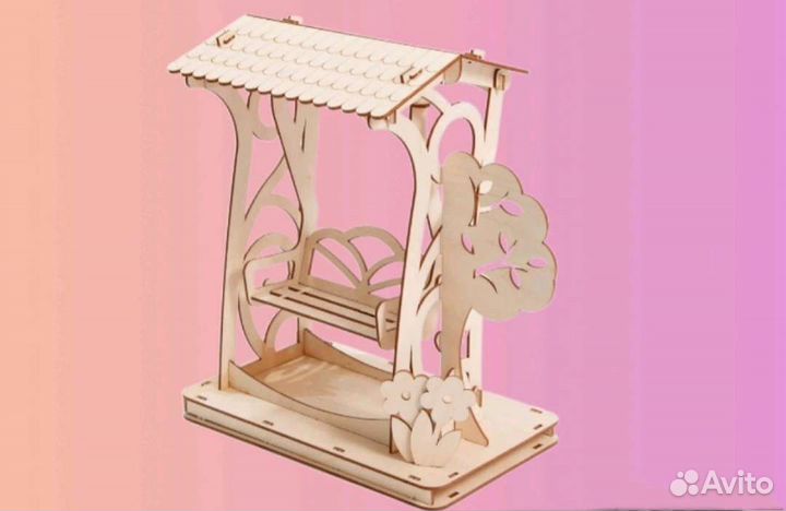 Сборная модель качели для Барби