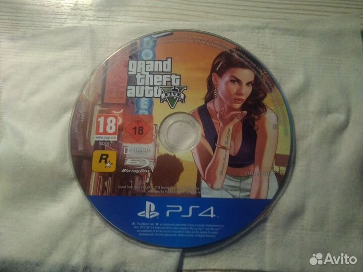 Диск на PS4 GTA 5 Верхнеднепровский