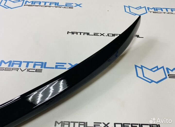 Спойлер BMW X5 G05, средний, черный глянец