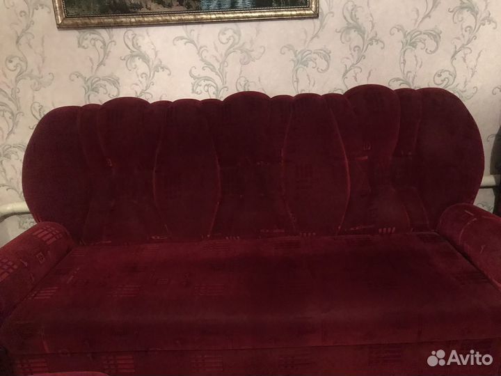Диван и 2 кресла комплект бу