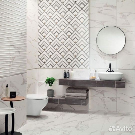 Bonella white (Бонелла вайт) 61x61 - керамическая