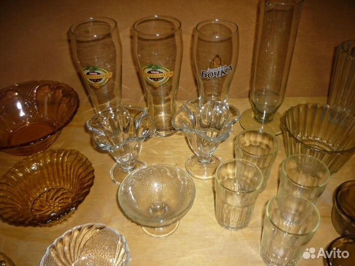 Посуда разная из стекла СССР