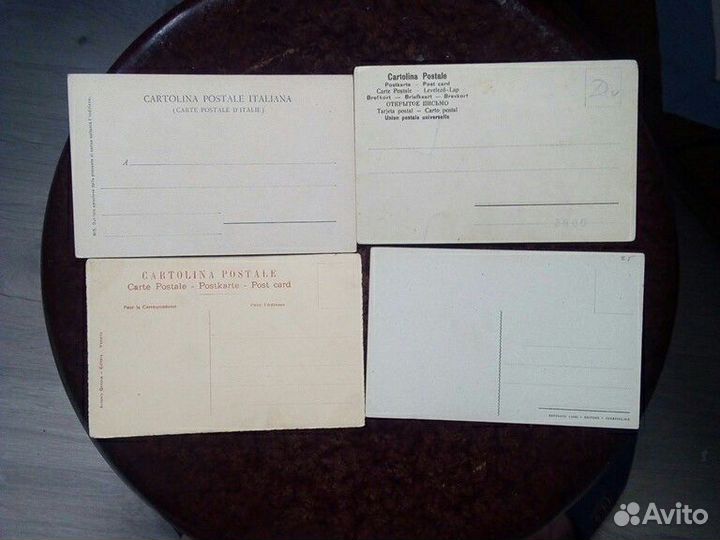 Карточка Почтовая 4 шт до 1917 г(Венеция) Италия