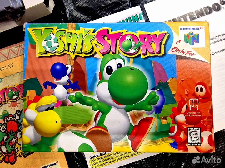 Yoshis story для nintendo 64