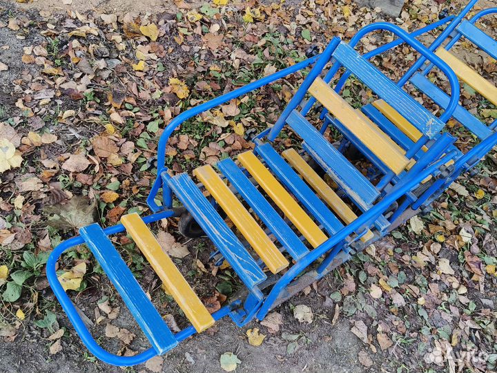 Сани двухместные