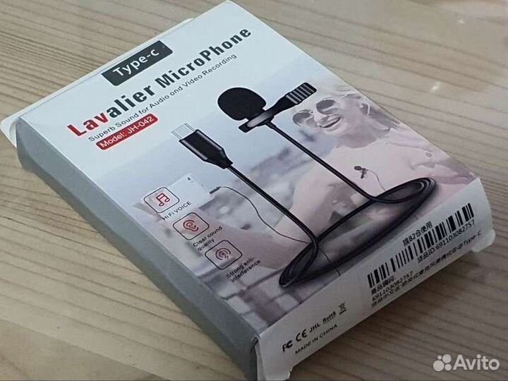Петличный микрофон Type-C