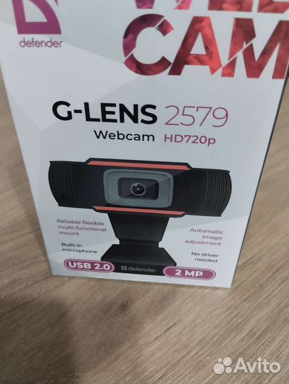 Веб-камера Defender G-lens 2579 hd720p