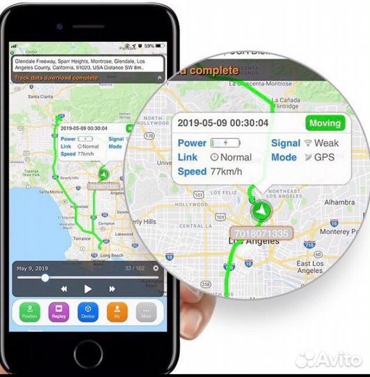 Готовый комплект Gps трекер для питомца