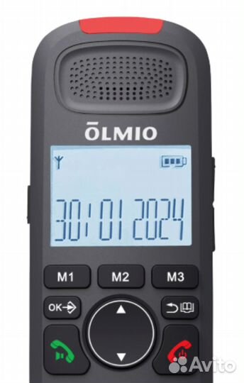 Радиотелефон Olmio DP-04 (черный) Dect