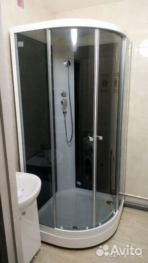 Сборка и установка душевой кабины и др сантехники