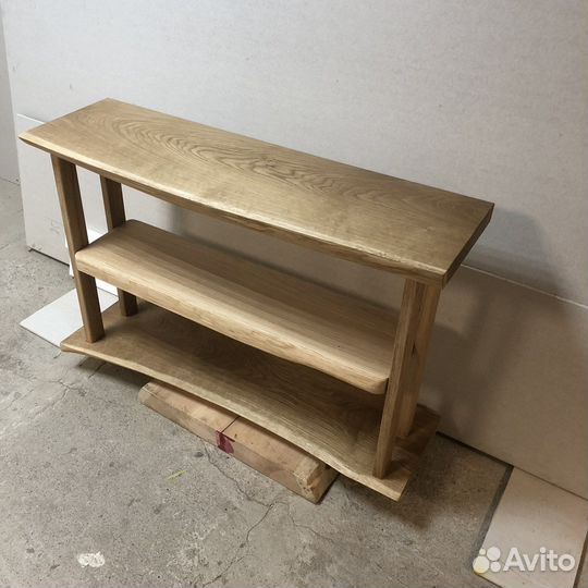 Консоль из слэба дуба
